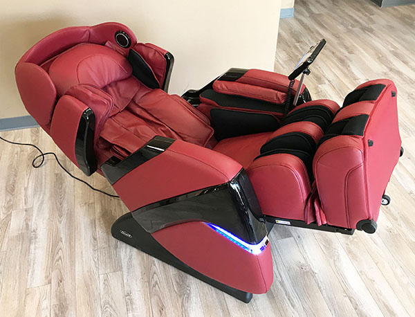 Osaki OS-3D Pro Cyber Massage Chair Recliner in Red