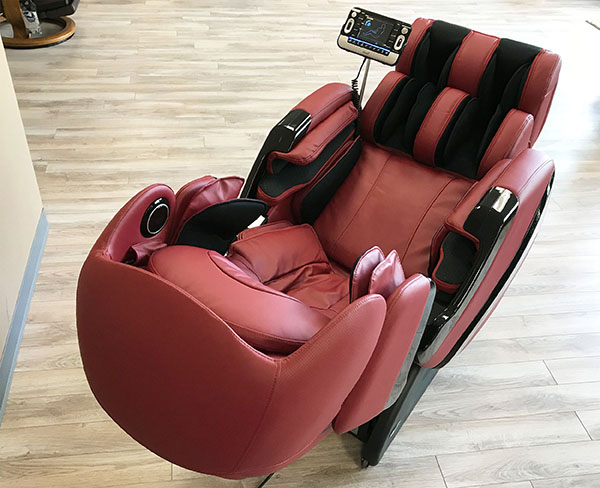 Osaki OS-3D Pro Cyber Massage Chair Recliner in Red