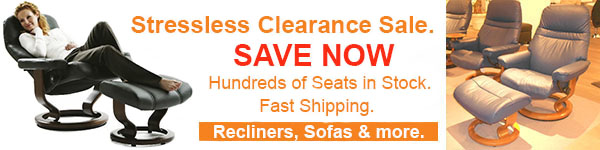 Stressless Showroom Recliner Chair Sale on Recliners, Chairs and Sofas