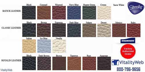 Stressless Mayfair Cori Petrol Leather Colors